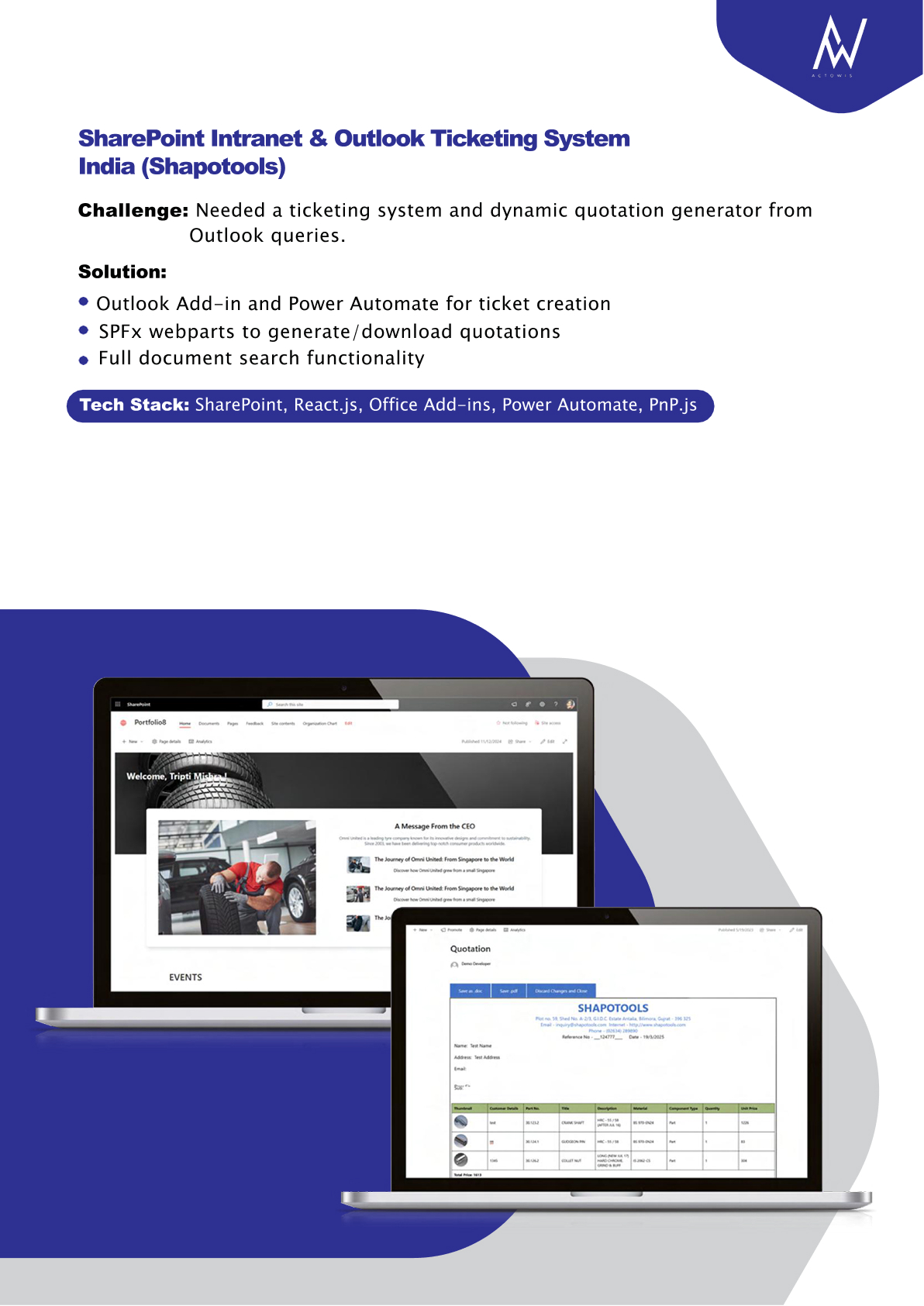 Sharepoint Portfolio